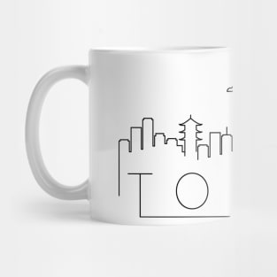 Tokyo Minimal Skyline Mug